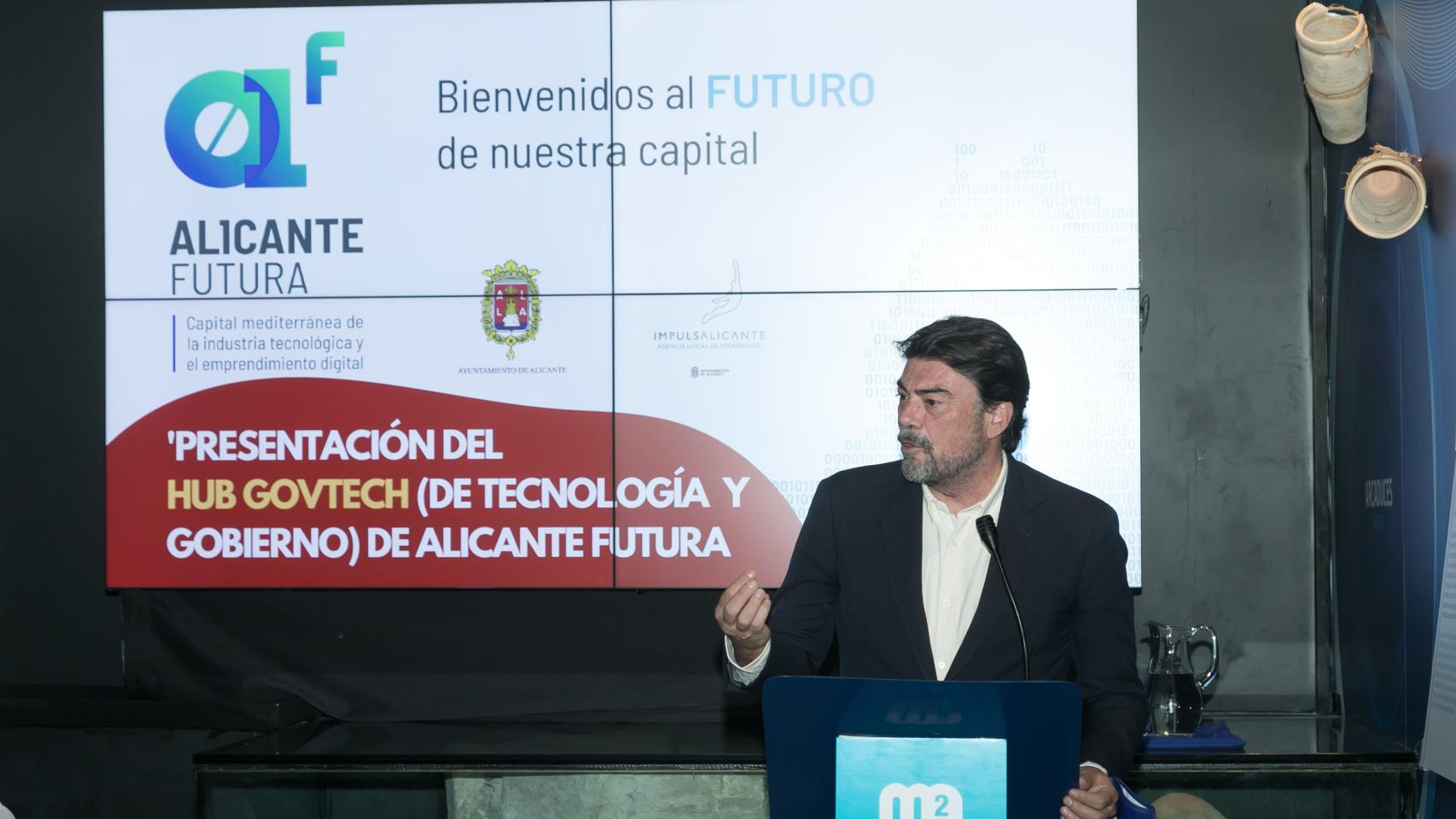 Intervención del alcalde Luis Barcala en el encuentro.