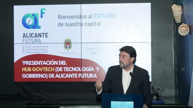Intervención del alcalde Luis Barcala en el encuentro.