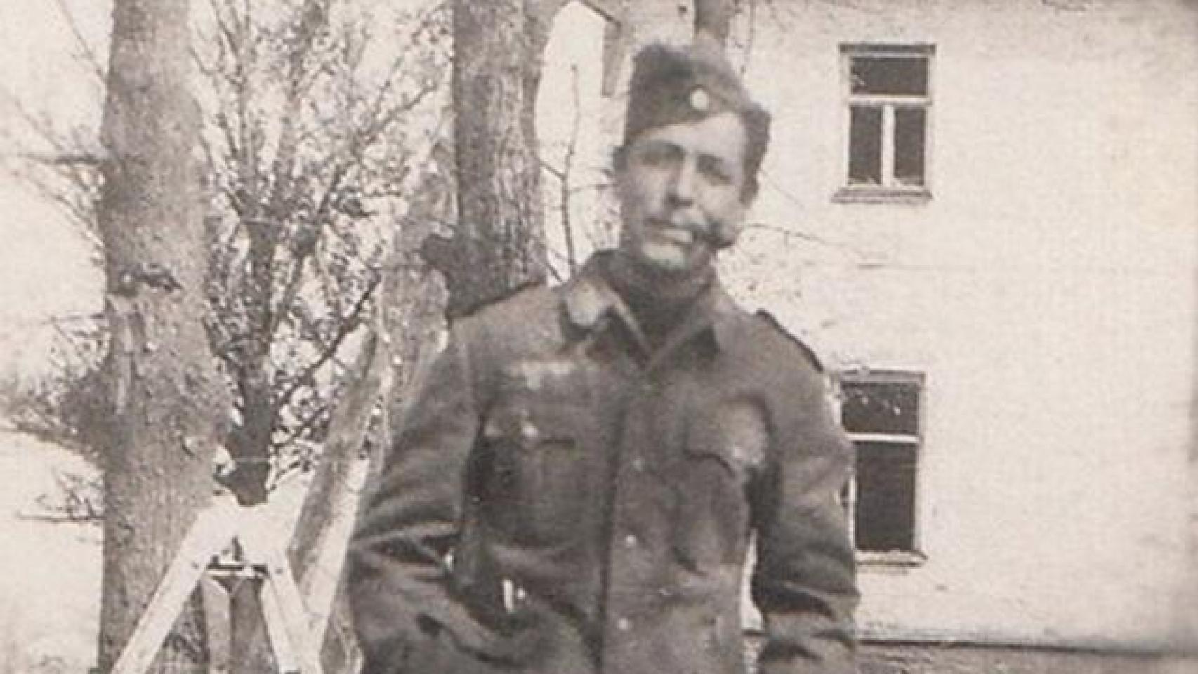 Luis García-Berlanga, en el frente ruso con la División Azul.