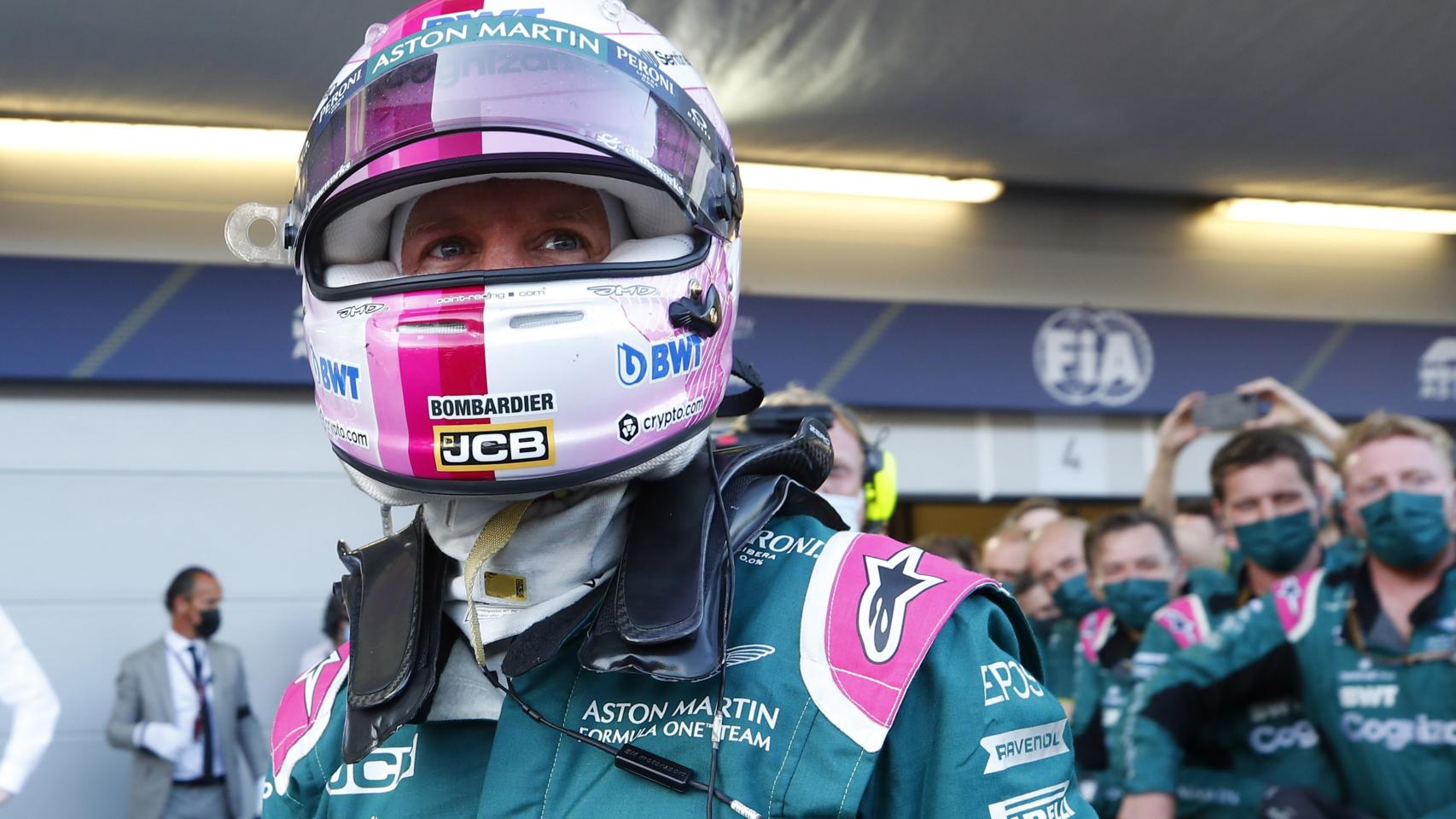Sebastian Vettel tras el Gran Premio de Azerbaiyán