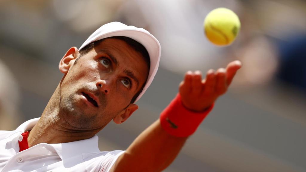 Novak Djokovic, en un partido de 2021