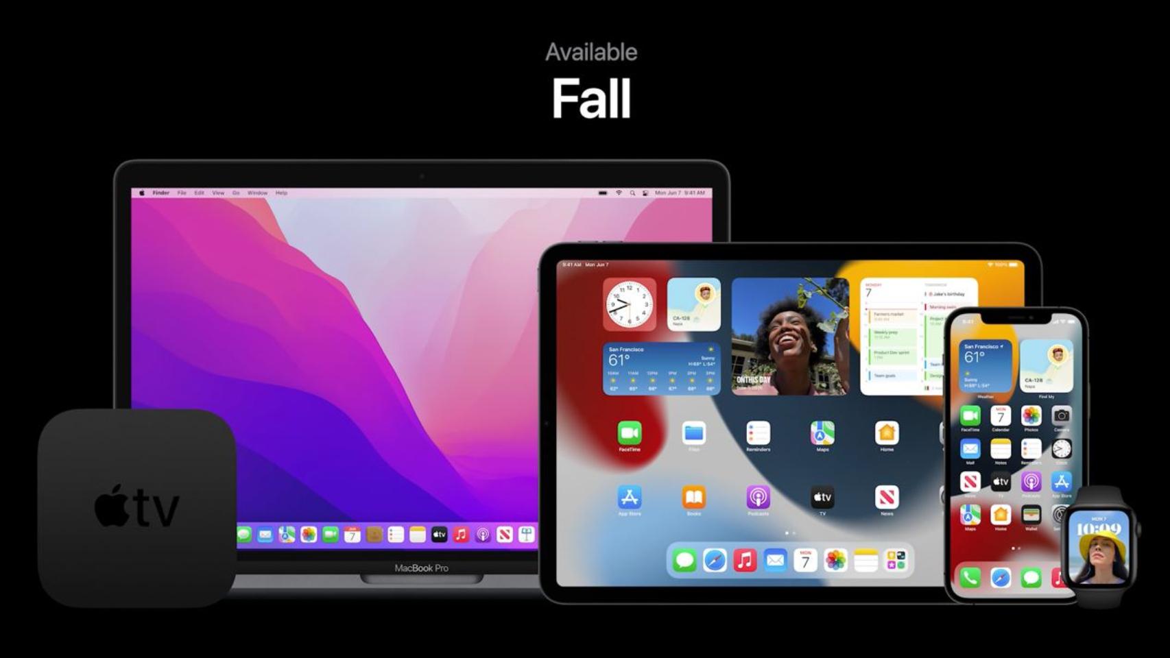 Las novedades del WWDC21 llegarán a todos en otoño.