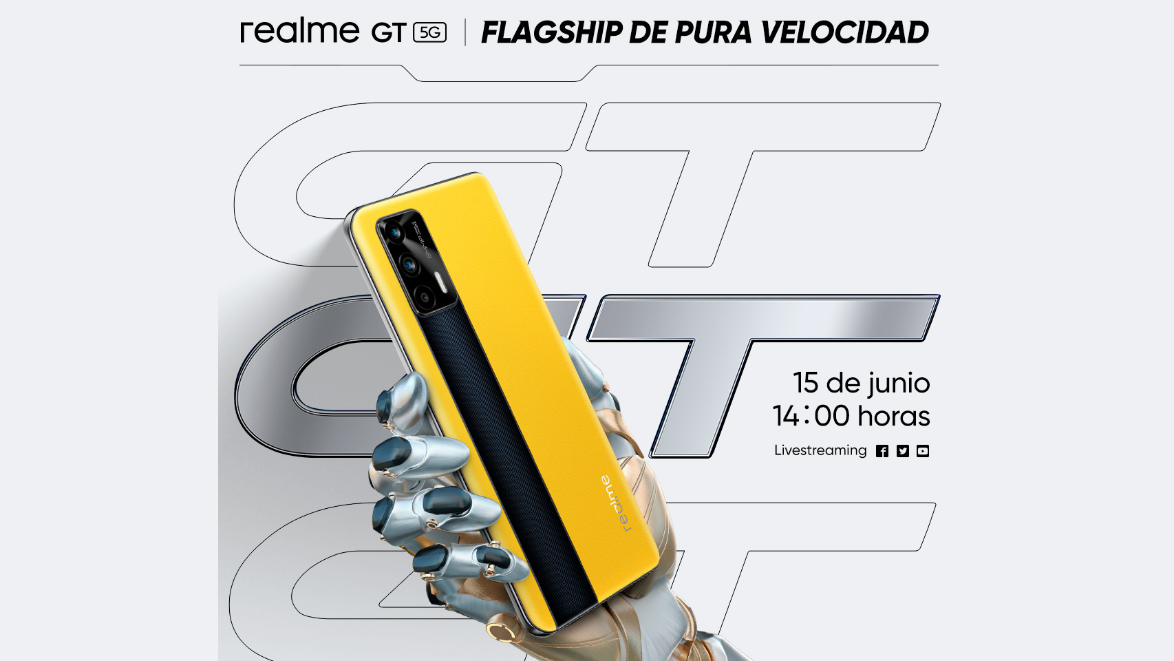 Anuncio del Realme GT.