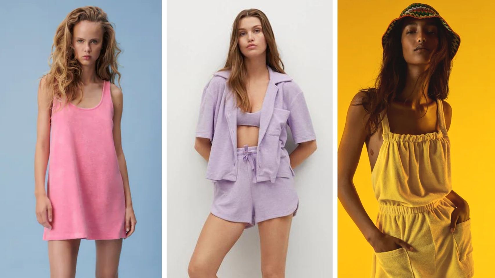 Efecto toalla: la moda que cohesiona las colecciones de Mango y Zara.
