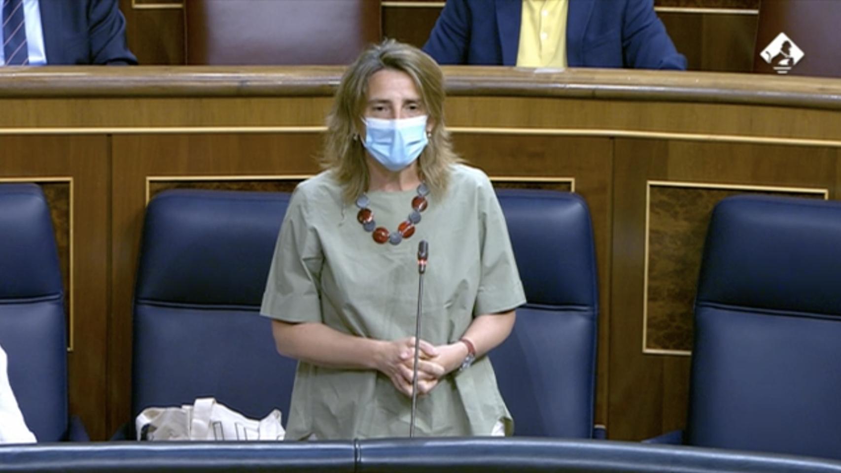 Teresa Ribera, en una reciente comparecencia.
