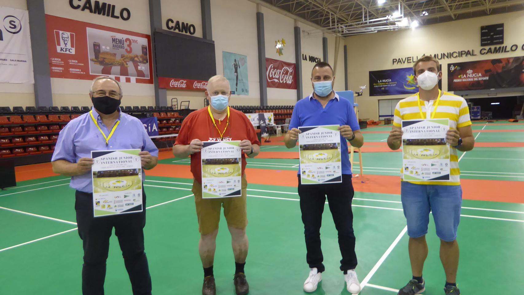Ferran Feliu, Marcel Schormans, Dani Larsen y Sergio Villalba han estado en el acto de presentación.