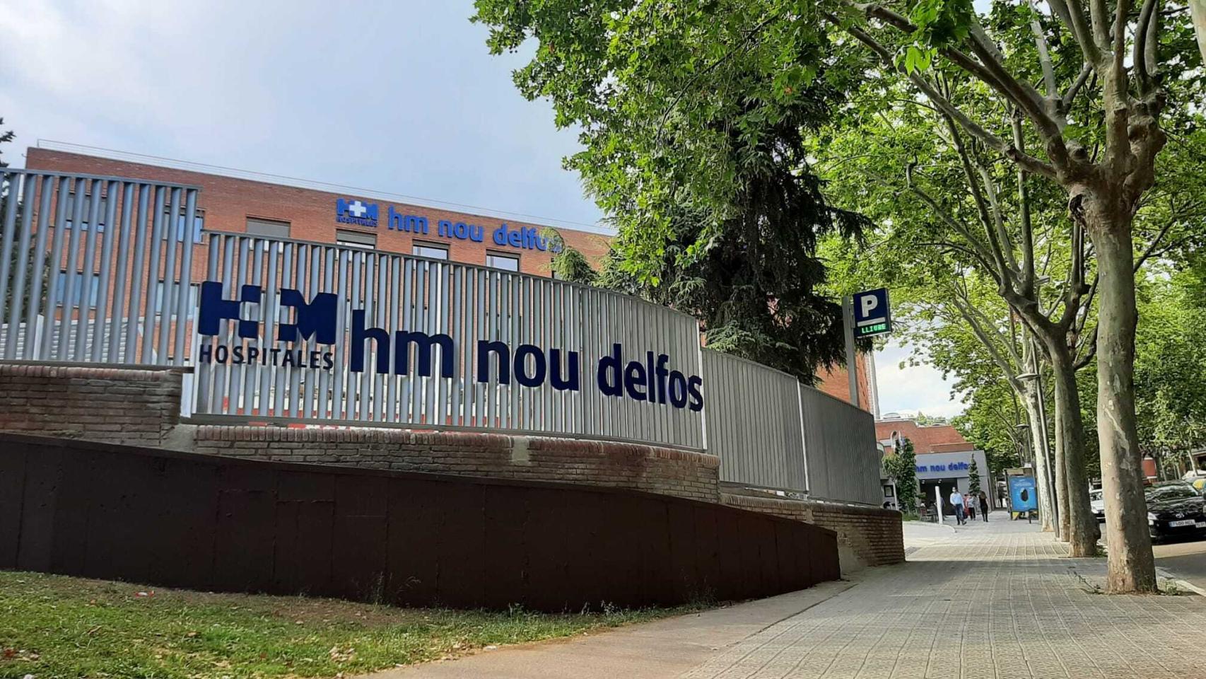 Exteriores del Hospital HM Nou Delfos.
