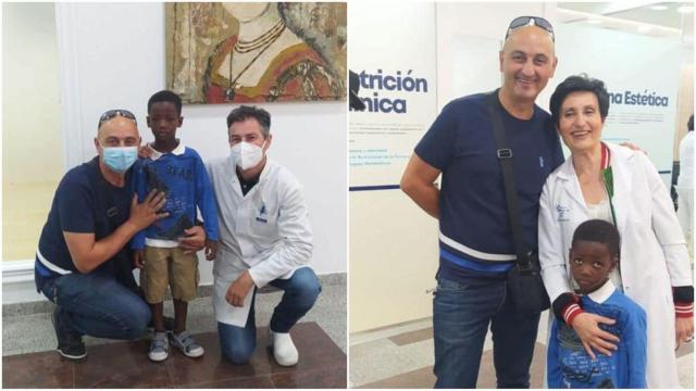 Henri a su llegada a Ferrol.