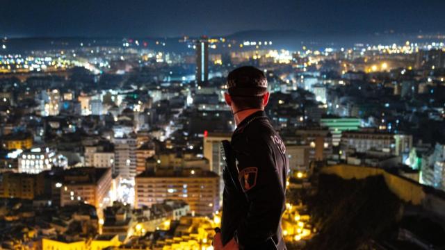 Un Policía Local en Alicante.