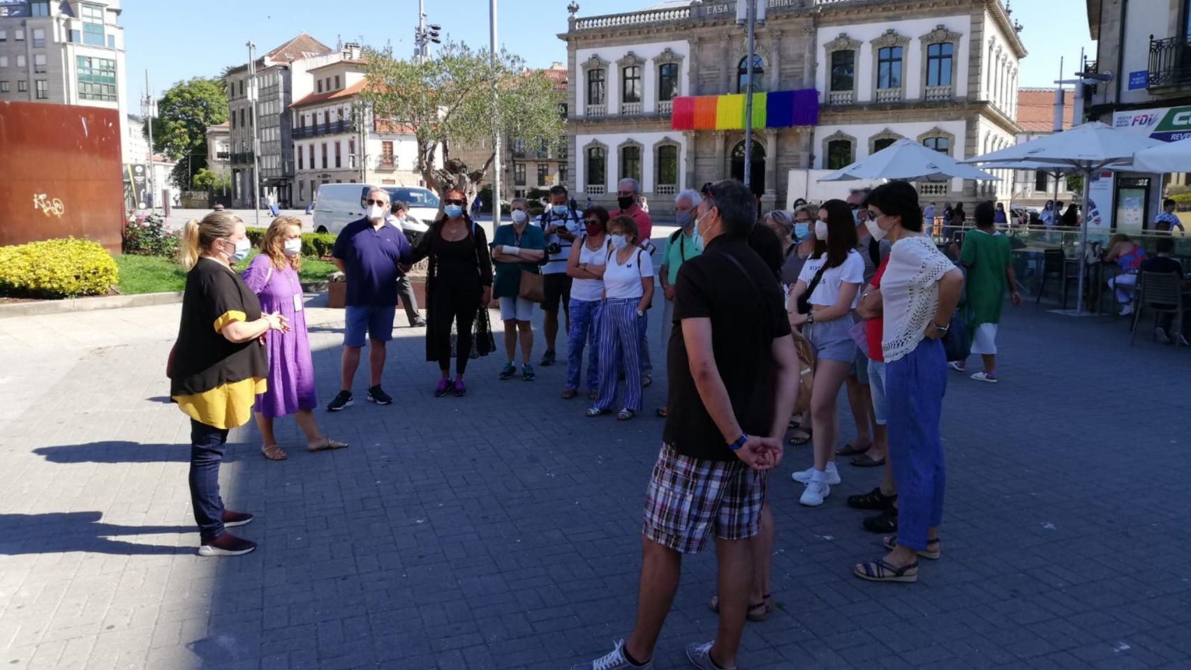 Turismo de Pontevedra realiza visitas guiadas por el centro histórico de la ciudad