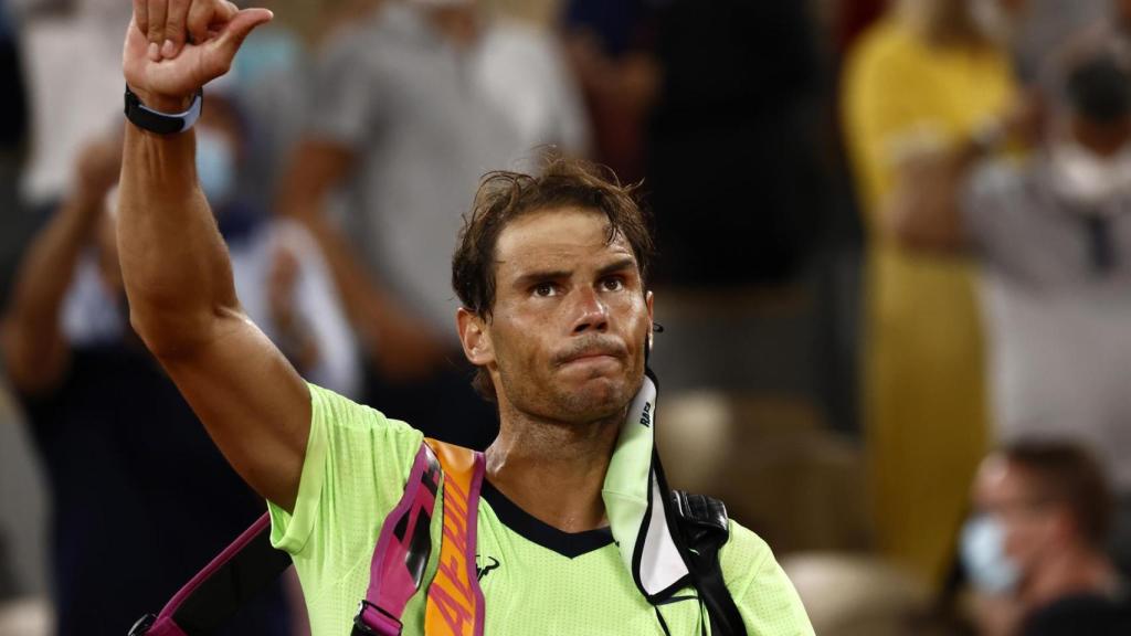 Nadal, tras caer eliminado en Roland Garros.