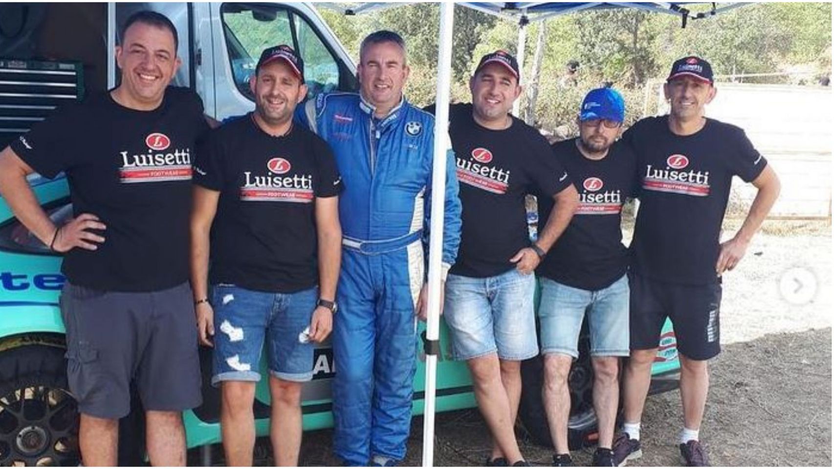 Víctor Magariños con su equipo en una foto de su perfil de instagram.