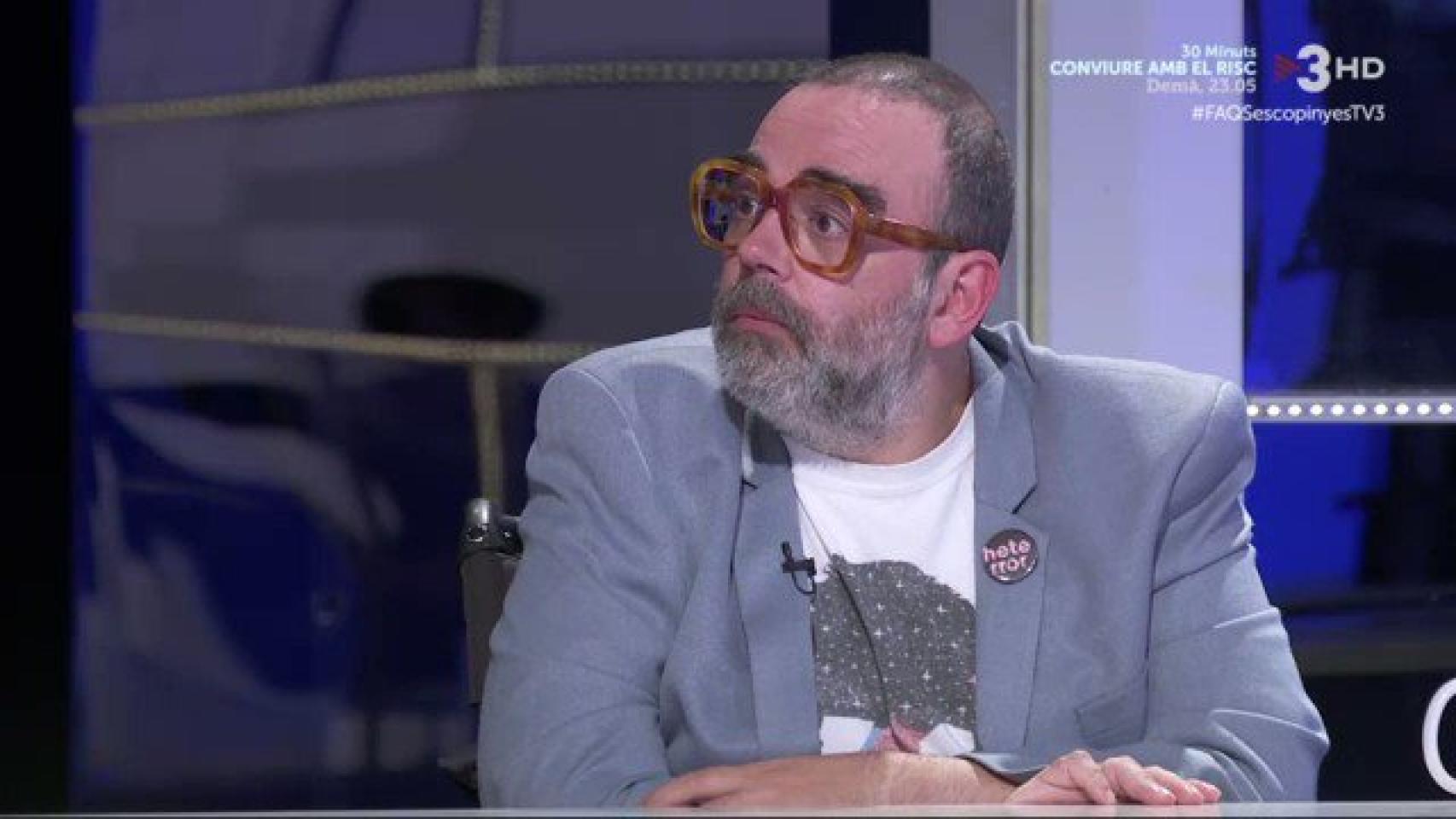 Bob Pop recuerda en TV3 la violación que sufrió de joven (y que aparecerá en 'Maricón Perdido')