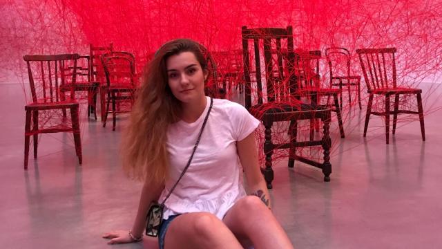 Sofía Sapega, novia de Raman Pratasevich, en una imagen de 2019.