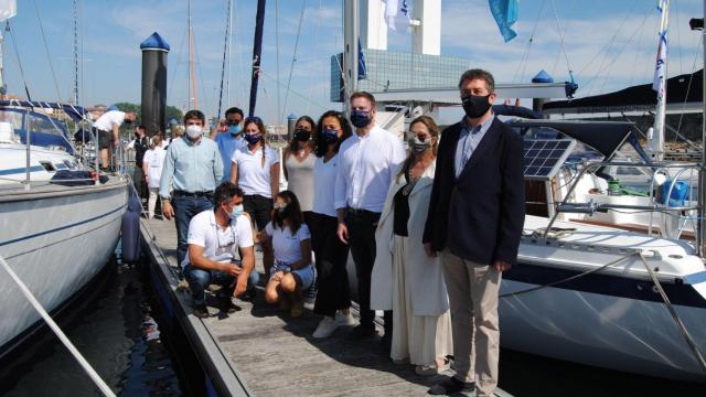 Llega a A Coruña la primera tripulación femenina que hará el Camino de Santiago a vela
