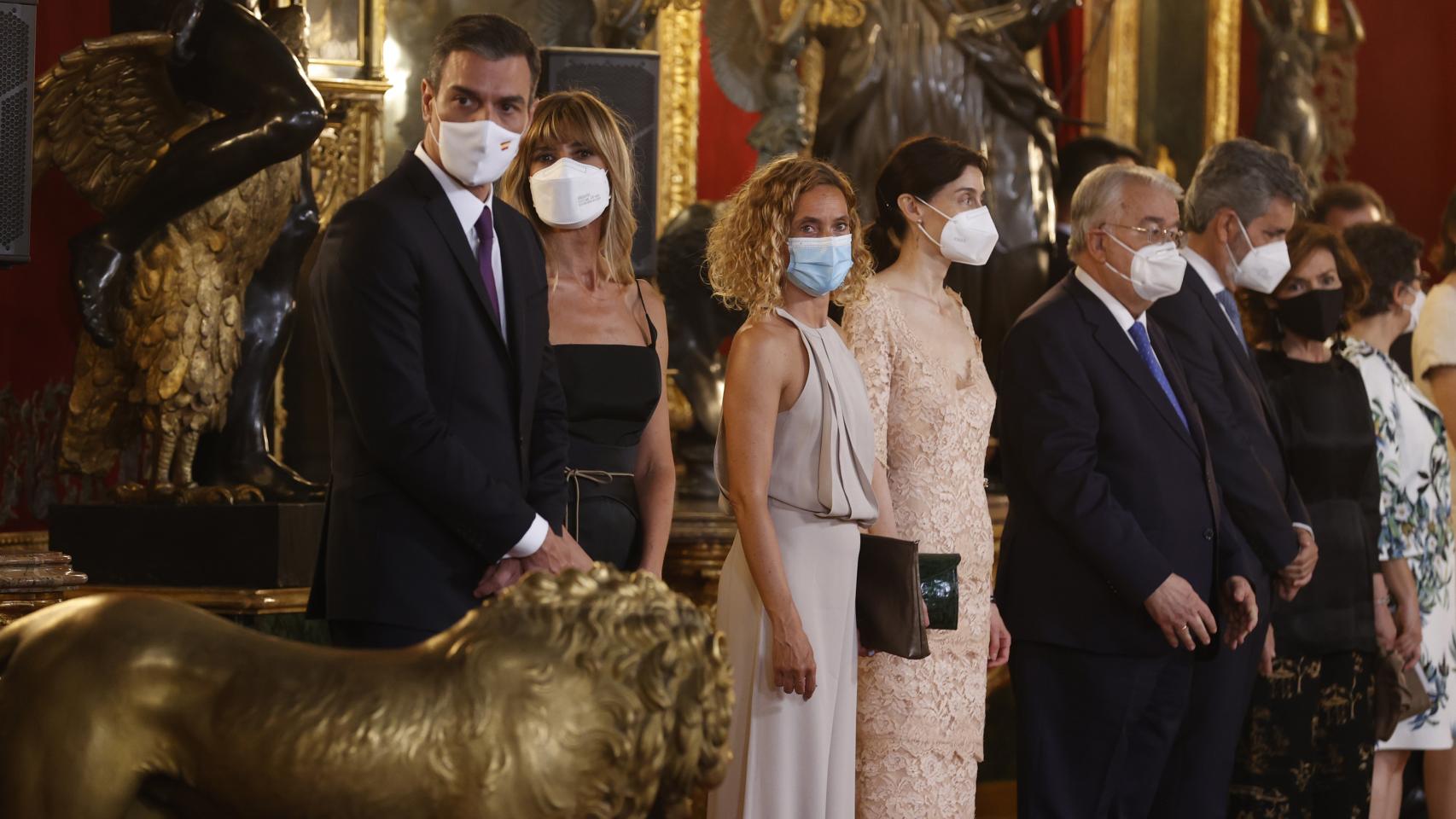 Todos los invitados a la gran cena de Estado de Felipe y Letizia en el Gran Salón de palacio