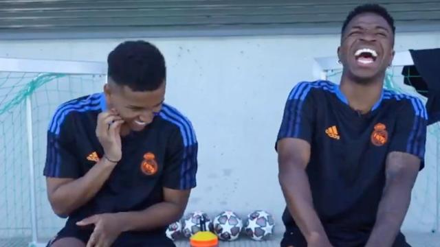 Vinicius y Rodrygo, en un vídeo del Real Madrid