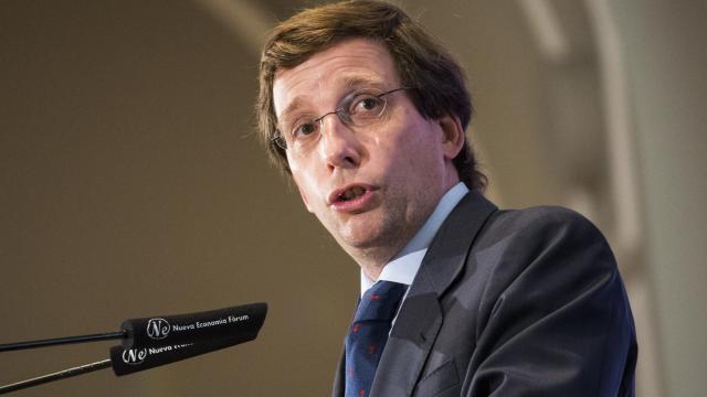 El alcalde de Madrid, José Luis Martínez-Almeida, en un acto. EP