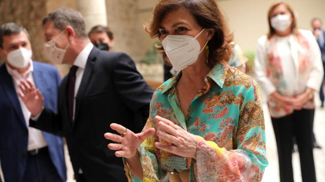 La vicepresidenta primera del Gobierno, Carmen Calvo. EP