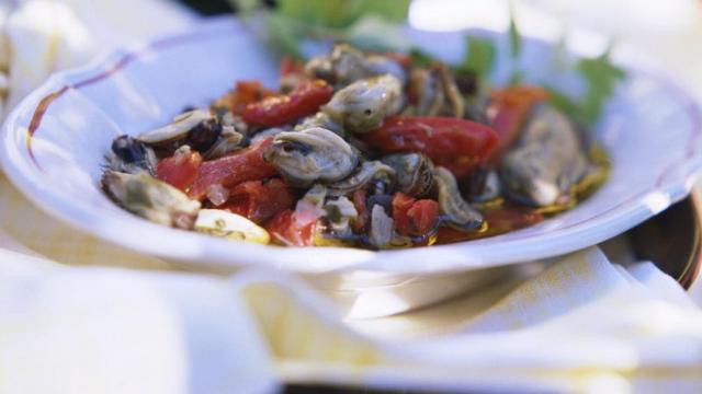 Ensalada de mejillones.