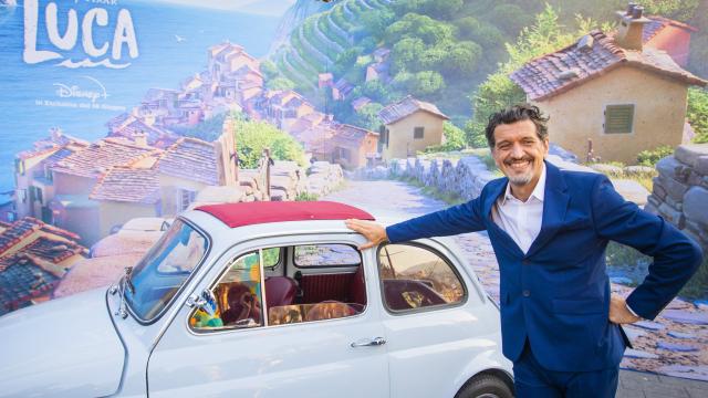 Enrico Casarosa en la promoción de 'Luca'.