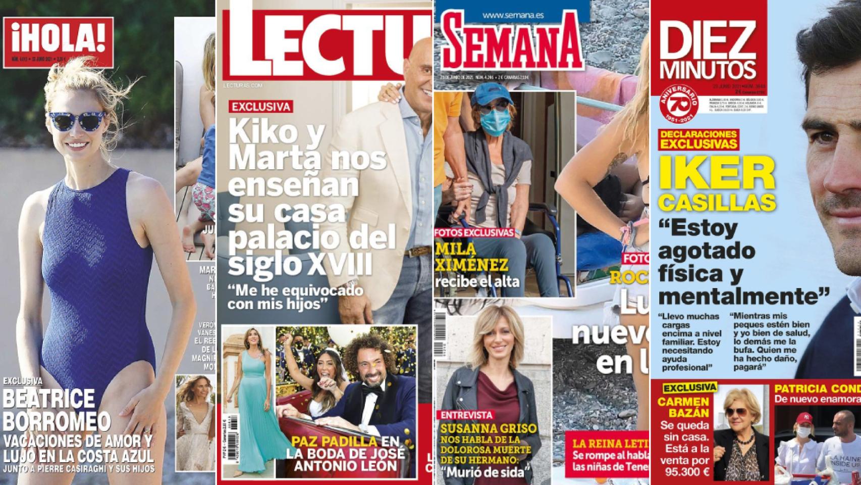 Portadas de las revistas del miércoles 16 de junio de 2021.