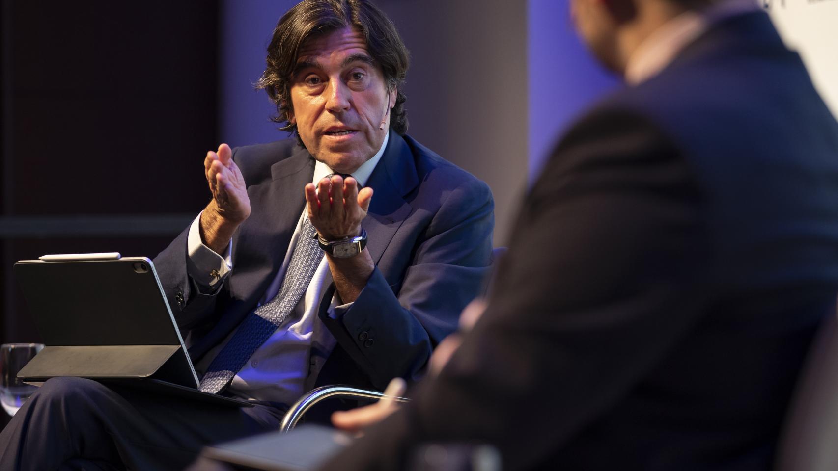 Manuel Manrique en la jornada del Foro Económico Español 'La Andalucía pos-Covid'.