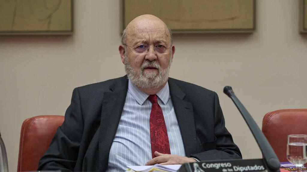 El presidente del CIS, José Félix Tezanos, durante una comparecencia en el Congreso de los Diputados.