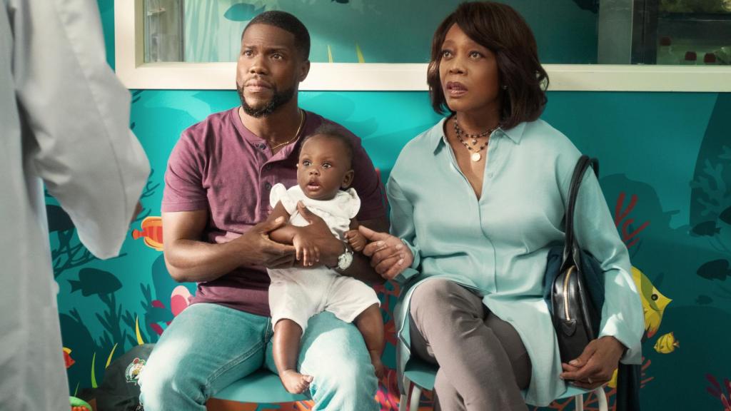 Una escena con kevin Hart de la película de Netflix 'Ser padre'.