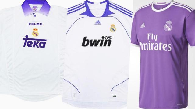 Las camisetas púrpuras del Real Madrid