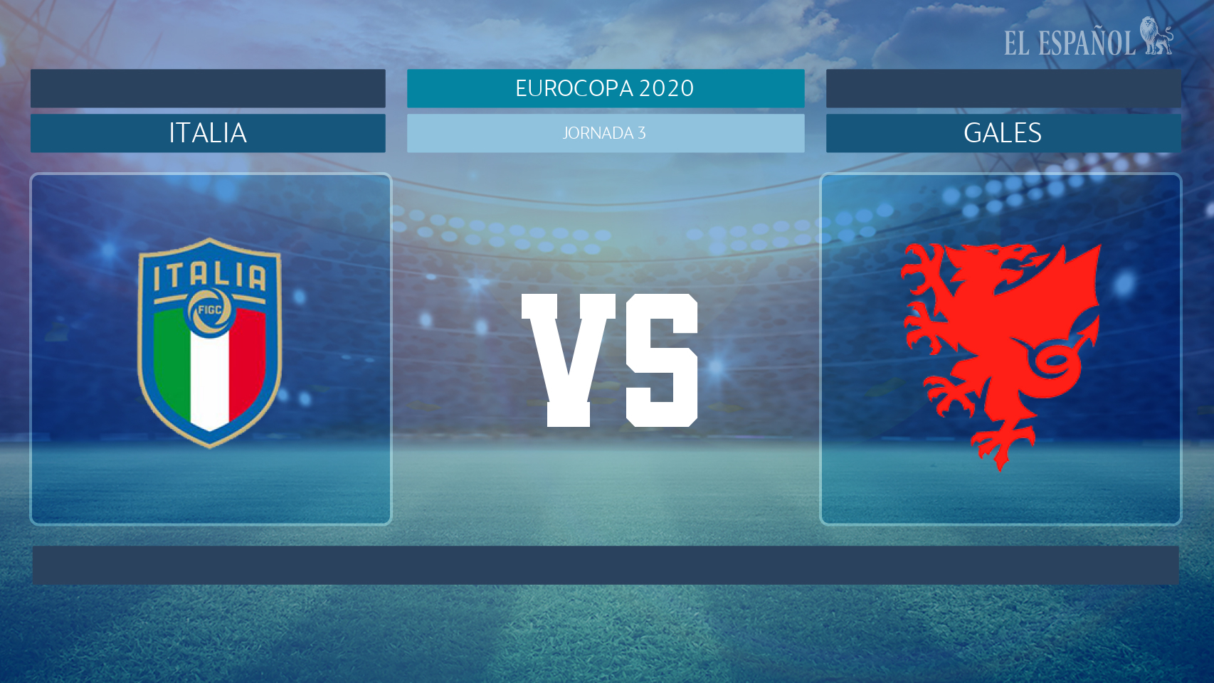Horario internacional y dónde ver el Italia - Gales de la Eurocopa 2020