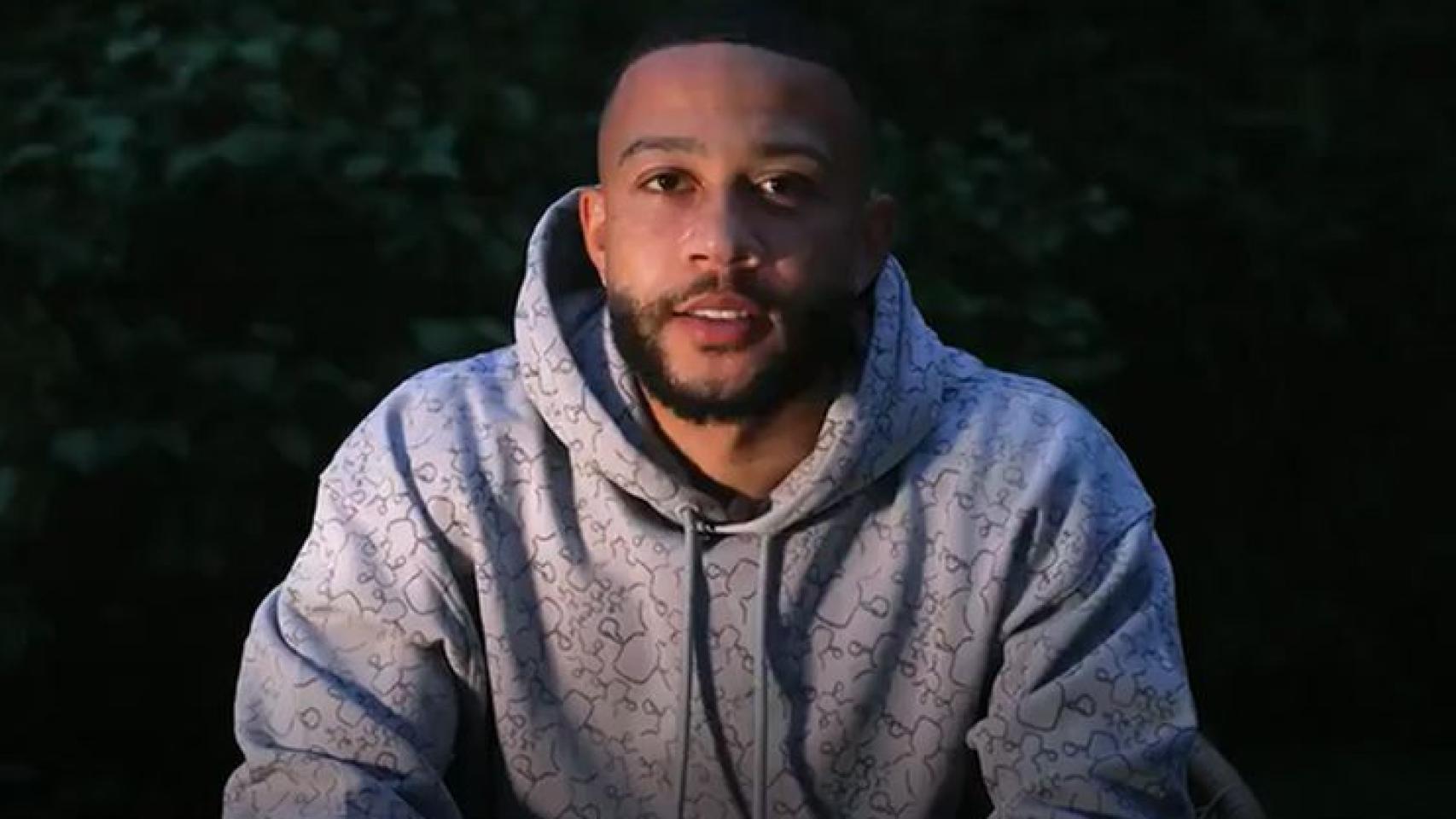 Memphis Depay, en un vídeo del FC Barcelona