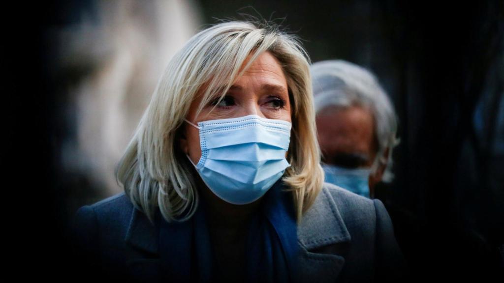 Marine Le Pen, líder del partido ultraderechista Agrupación Nacional.