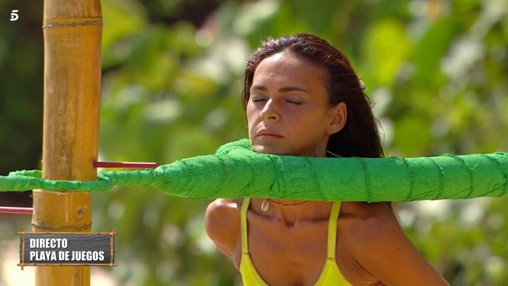 Olga fue eliminada de la prueba de recompensa por saltarse las normas.