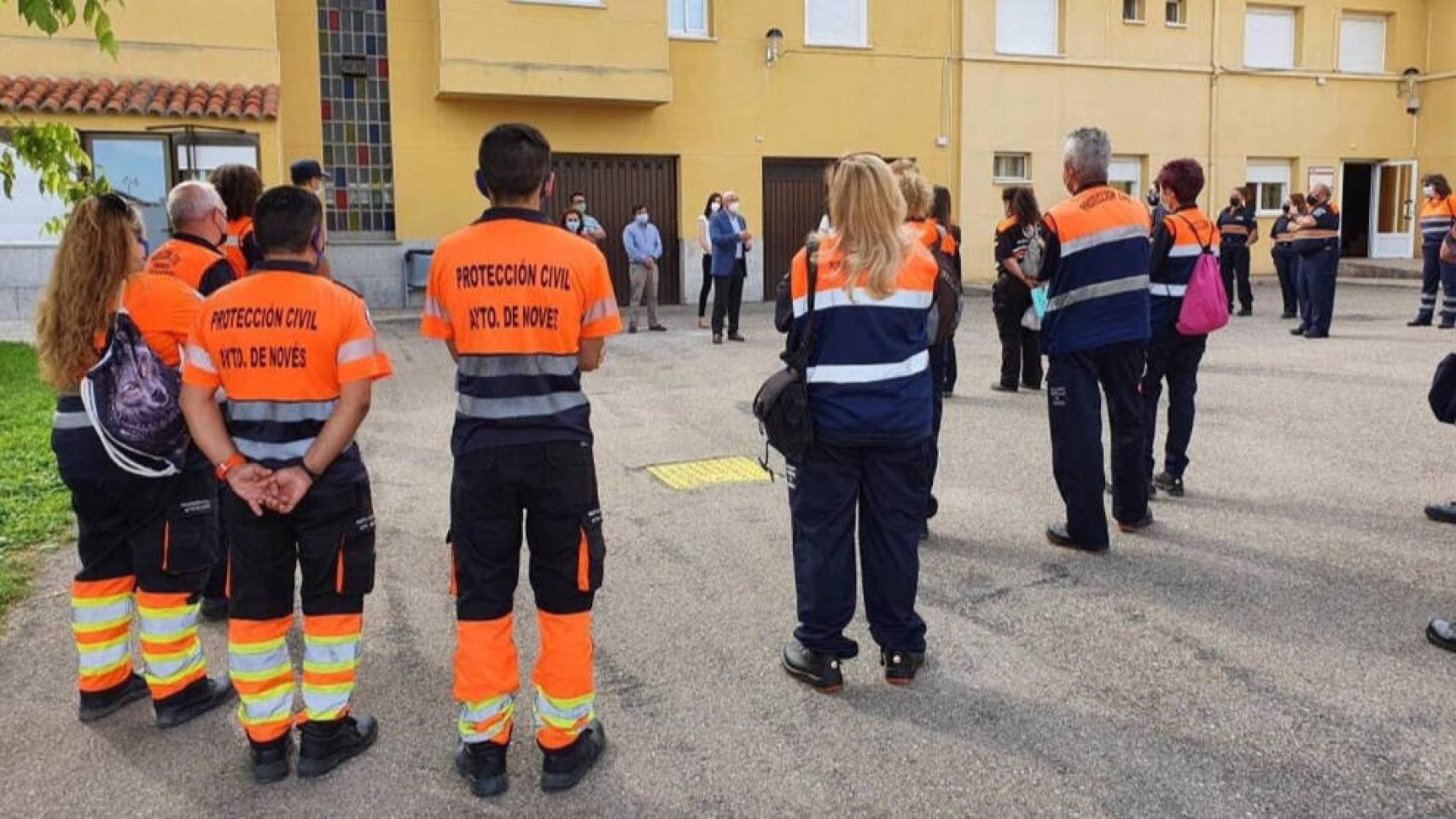 Integrantes de las agrupaciones de Protección Civil de Castilla-La Mancha participan en cursos formativos para perfeccionar el desarrollo de sus funciones