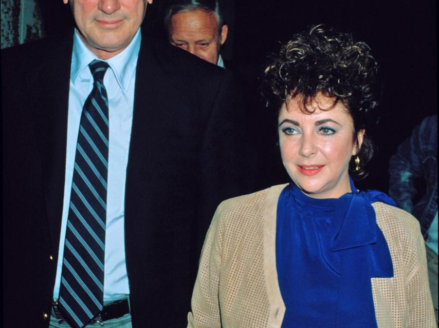 Elizabeth Taylor and Rock Hudson in 1980.