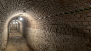 Interior del búnker del parque madrileño.
