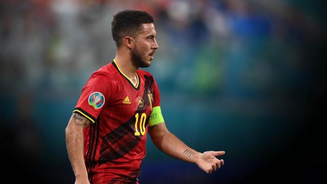 Eden Hazard, con Bélgica