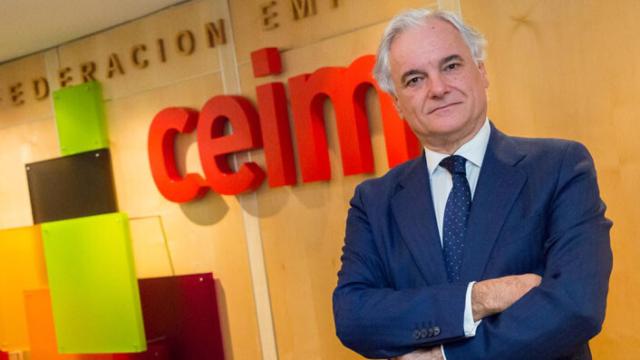 El presidente de CEIM, Miguel Garrido.