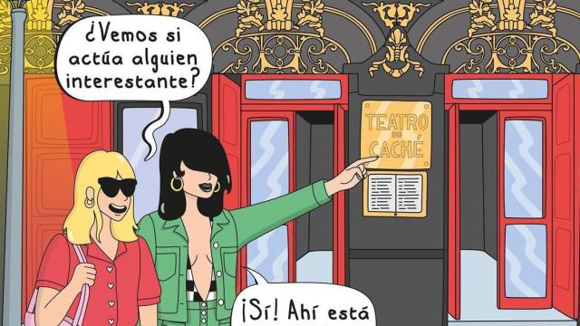 Ilustración de Moderna de Pueblo en denuncia a la polémica de La Chocita del Loro