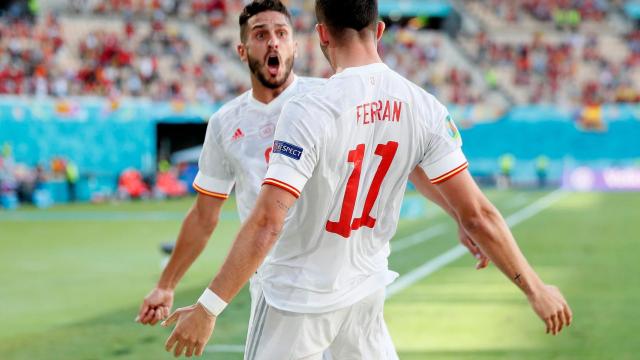 Ferrán Torres marca el cuarto gol de España a Eslovaquia
