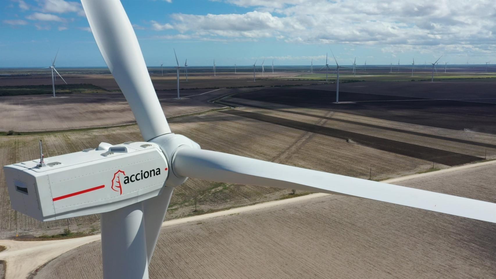 Un generador eólico de Acciona Energía.