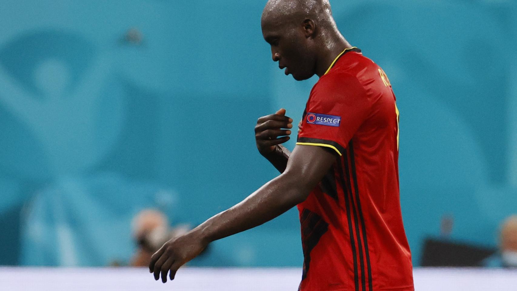 Romelu Lukaku, durante la Eurocopa