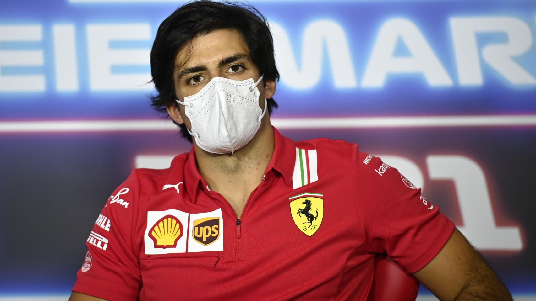 Carlos Sainz en la rueda de prensa del Gran Premio de Estiria