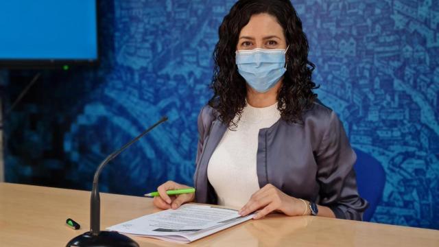 Noelia de la Cruz, portavoz del Ayuntamiento de Toledo. Foto: EP
