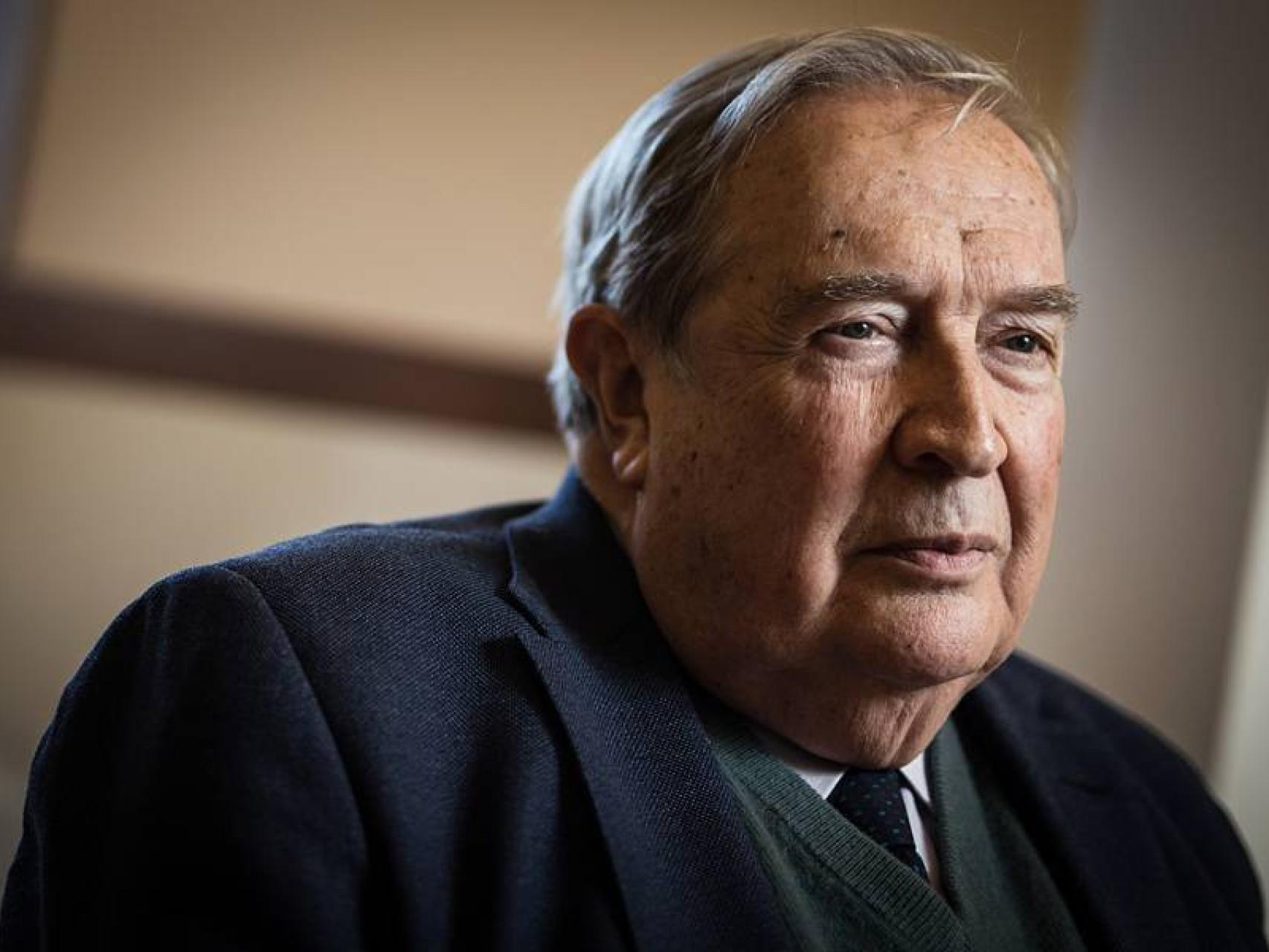 Jerónimo Saavedra, durante su última entrevista con este periódico.