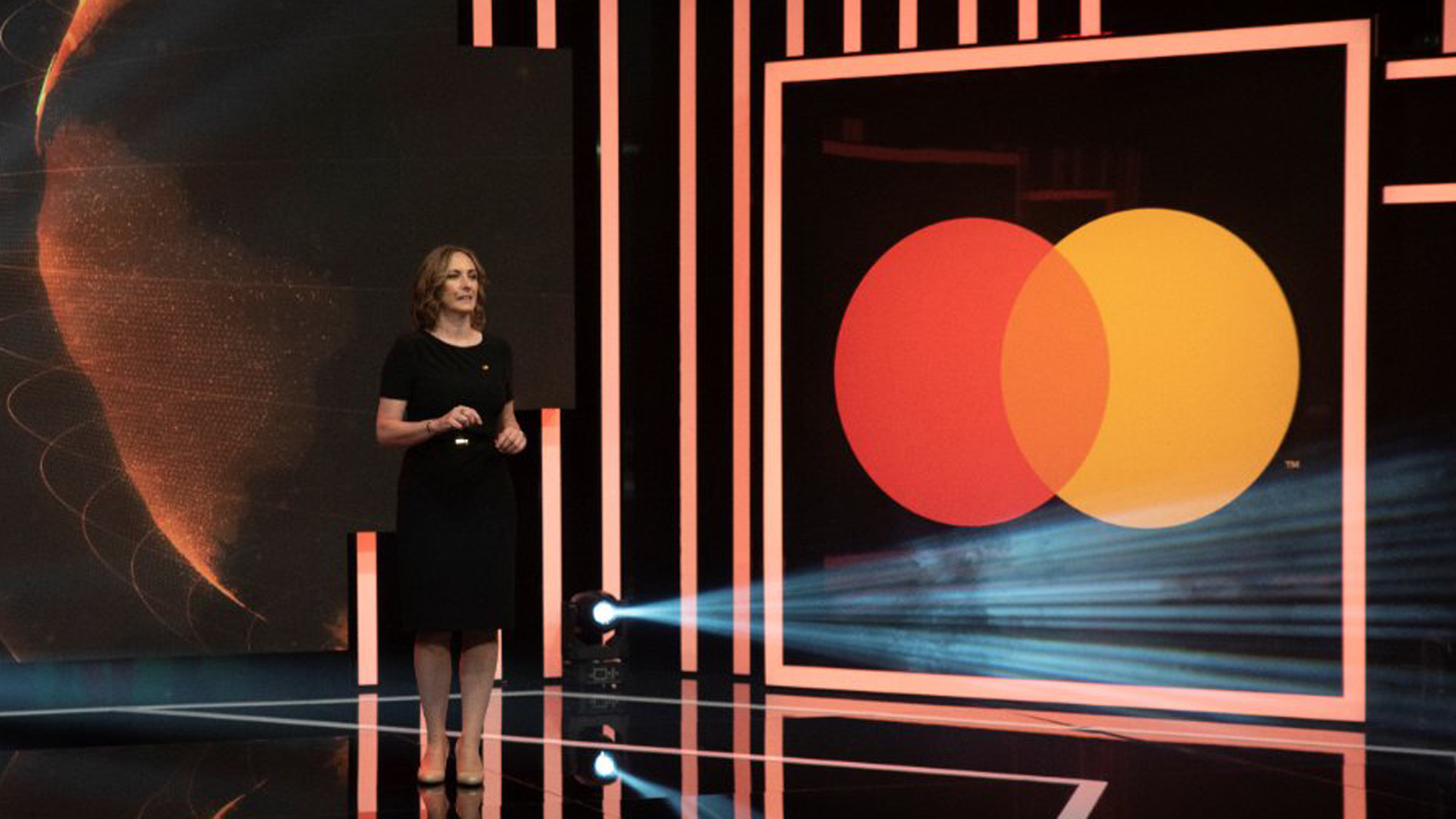 Paloma Real, directora general de Mastercard en España, durante el evento.