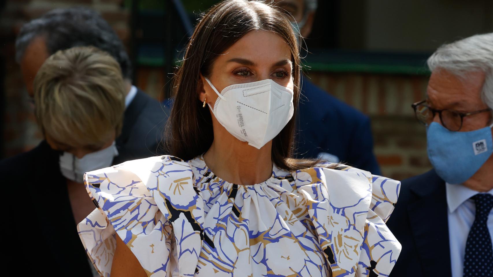 La Reina Letizia en una reunión del patronato de la Residencia de Estudiantes.