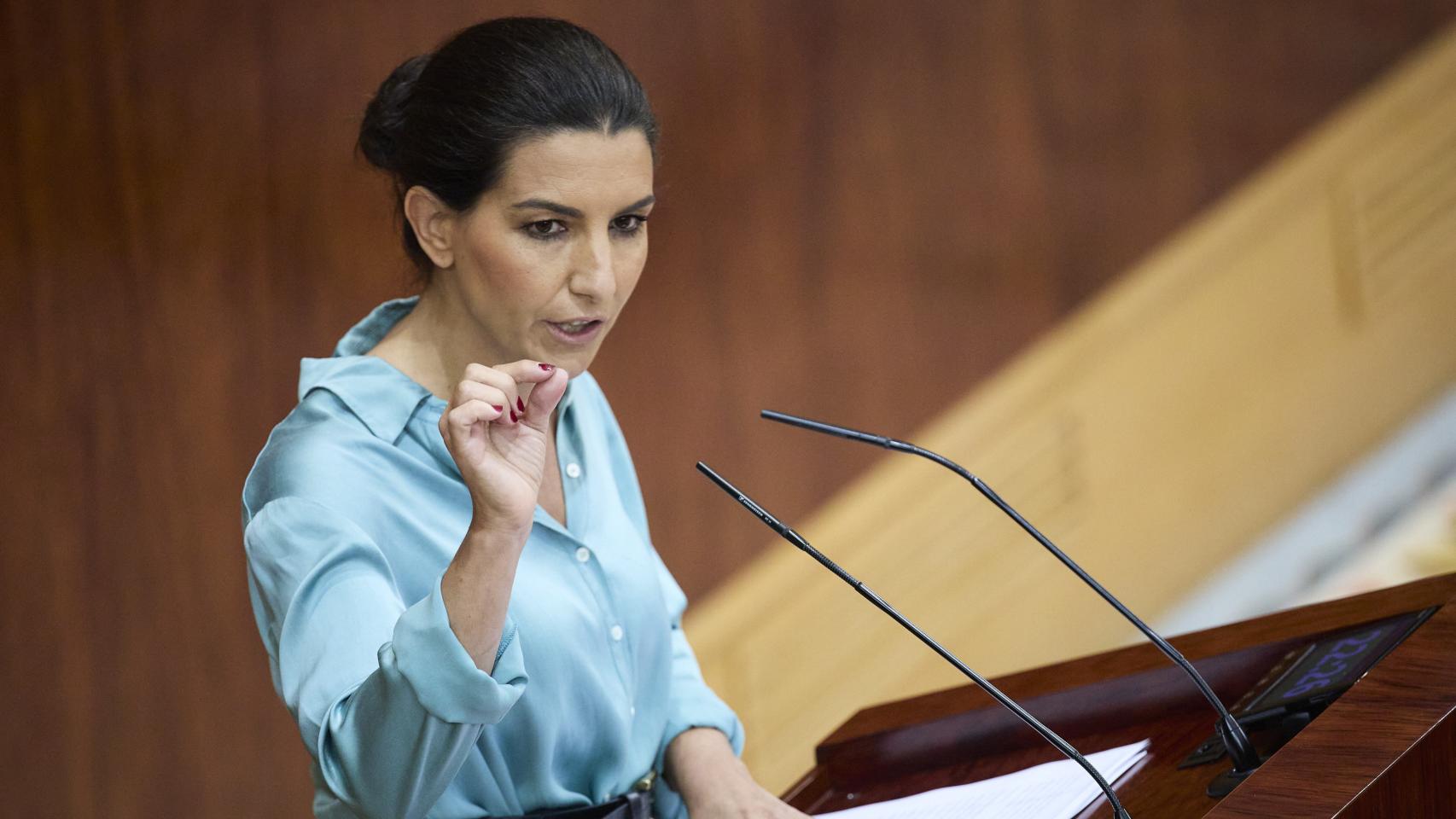 Rocío Monasterio, portavoz de Vox en la Asamblea de Madrid.