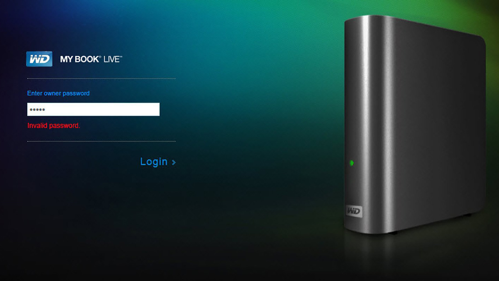 Western Digital My Book Live.